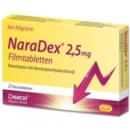 NaraDex 2,5 mg Filmtabletten 2 St Filmtabletten