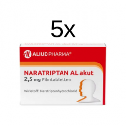 NARATRIPTAN AL akut 2,5 mg Filmtabletten 5 x 2 St.
