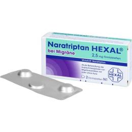 NARATRIPTAN HEXAL bei Migräne 2,5 mg Filmtabletten 2 St.