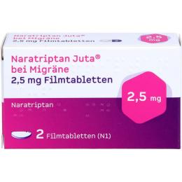 NARATRIPTAN Juta bei Migräne 2,5 mg Filmtabletten 2 St.