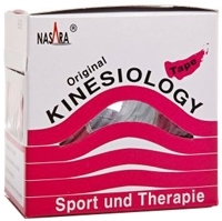 NASARA Kinesiologie Tape 5 cmx5 m pink 1 St