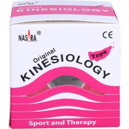 NASARA Kinesiologie Tape 5 cmx5 m pink 1 St.