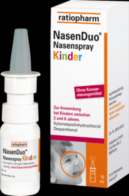 NASENDUO Nasenspray Kinder 10 ml