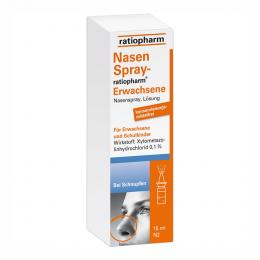 NasenSpray ratiopharm® Erwachsene konservierungsmittelfrei 15 ml Nasenspray
