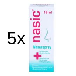 Nasic Nasenspray 5 x 15 ml