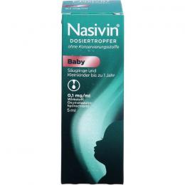 NASIVIN Dosiertropfer o.Kons.Baby 5 ml