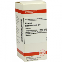 NATRIUM BICARBONICUM D 6 Tabletten 80 St