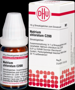 NATRIUM CHLORATUM C 200 Globuli 10 g