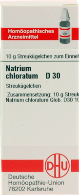 NATRIUM CHLORATUM D 30 Globuli 10 g