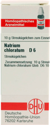 NATRIUM CHLORATUM D 6 Globuli 10 g