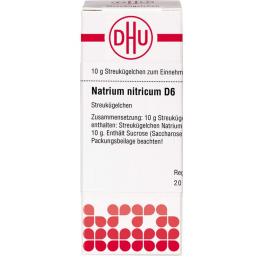 NATRIUM NITRICUM D 6 Globuli 10 g