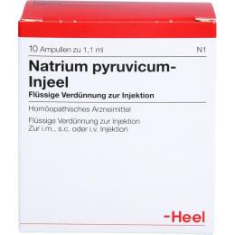 NATRIUM PYRUVICUM Injeel Ampullen 10 St.