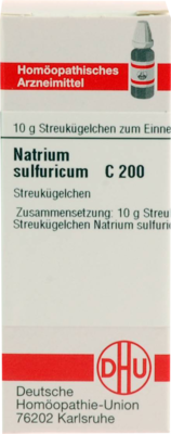 NATRIUM SULFURICUM C 200 Globuli 10 g
