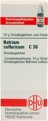 NATRIUM SULFURICUM C 30 Globuli 10 g