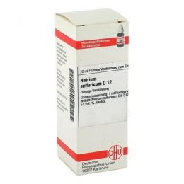 NATRIUM SULFURICUM D 12 Dilution 20 ml