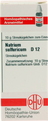 NATRIUM SULFURICUM D 12 Globuli 10 g