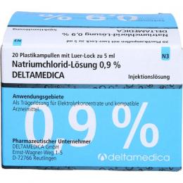 NATRIUMCHLORID-Lösung 0,9% Deltamedica Luer-Lo Pl. 100 ml