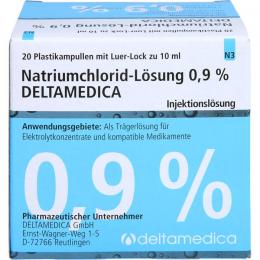 NATRIUMCHLORID-Lösung 0,9% Deltamedica Luer-Lo Pl. 200 ml
