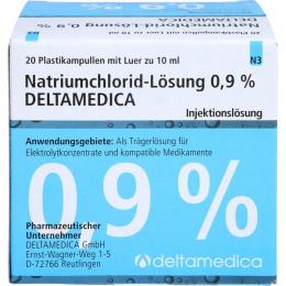 NATRIUMCHLORID-Lösung 0,9% Deltamedica Luer Pl. 200 ml