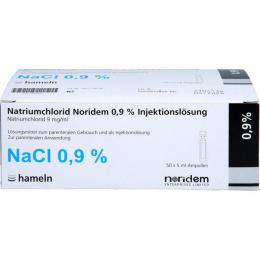 NATRIUMCHLORID Noridem 0,9% Inj.-Lösung Amp. 250 ml