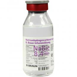 NATRIUMHYDROGENCARBONAT B.Braun 8,4% Glas 100 ml Infusionslösung