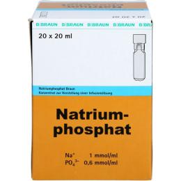 NATRIUMPHOSPHAT Braun MPC Infusionslösungskonz. 400 ml