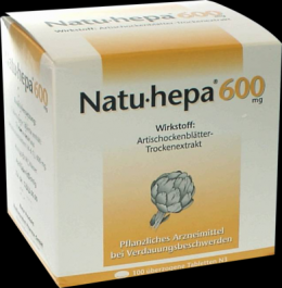NATU HEPA 600 mg berzogene Tabletten 100 St