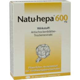 Natu-hepa 600mg 20 St Überzogene Tabletten