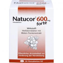 NATUCOR 600 mg forte Filmtabletten 50 St.