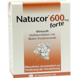 NATUCOR 600 mg forte Filmtabletten 50 St Filmtabletten