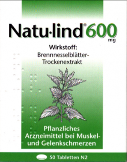 NATULIND 600 mg berzogene Tabletten 50 St