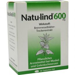 Natulind 600 mg überzogene Tabletten 50 St Überzogene Tabletten