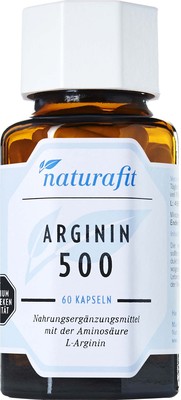 NATURAFIT Arginin 500 Kapseln 43.2 g
