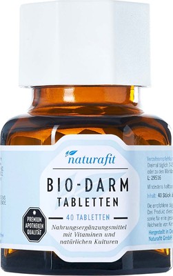 NATURAFIT Bio Darm Tabletten 15.3 g