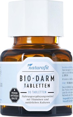 NATURAFIT Bio Darm Tabletten 90 St