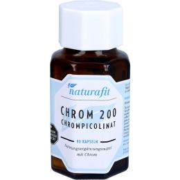 NATURAFIT Chrom 200 Chrompicolinat Kapseln 90 St. (24,6 g)