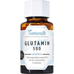 NATURAFIT Glutamin 500 mg Kapseln 60 St.