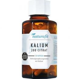 NATURAFIT Kalium 200 Citrat Kapseln 120 St. (105,9 g)
