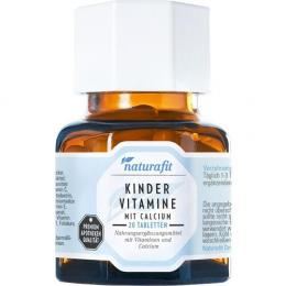 NATURAFIT Kindervitamine m.Calcium Lutschtabletten 20 St.