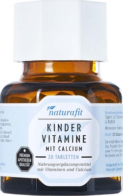 NATURAFIT Kindervitamine m.Calcium Lutschtabletten 40 g