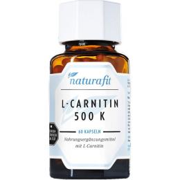 NATURAFIT L-Carnitin 500 K Kapseln 60 St. (51,3 g)