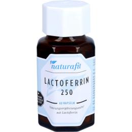 NATURAFIT Lactoferrin 250 mg aus Kuhmilch Kapseln 60 St. (19,5 g)