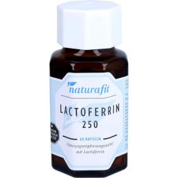 NATURAFIT Lactoferrin 250 mg aus Kuhmilch Kapseln 60 St.