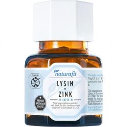 NATURAFIT Lysin+Zink Kapseln 20 St. (14,2 g)
