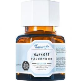 NATURAFIT Mannose plus Cranberry Kapseln 20 St. (12,9 g)