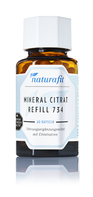 NATURAFIT Mineral Citrat Refill 734 Kapseln 52.2 g