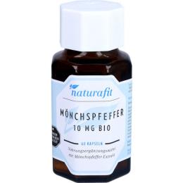 NATURAFIT Mönchspfeffer 10 mg Bio Kapseln 60 St. (15,9 g)