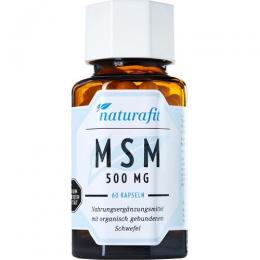 NATURAFIT MSM 500 mg Kapseln 60 St.