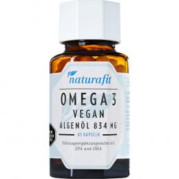 NATURAFIT Omega-3 vegan Algenöl 834 mg Kapseln 45 St Kapseln
