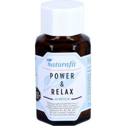 NATURAFIT Power & Relax Aschw.Rhod.OPC Q10 BVit.Mg 60 St.